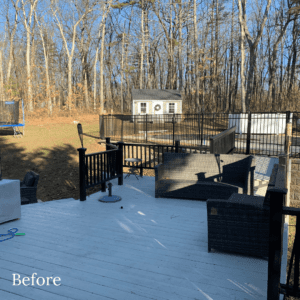 Balcony before remodeling - general contractors pelham nh