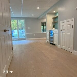 Remodeled hallway - in law apartment additions salem nh