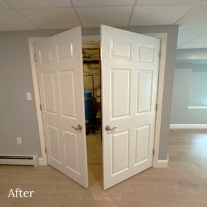 Remodeled storage space - general contractors pelham nh