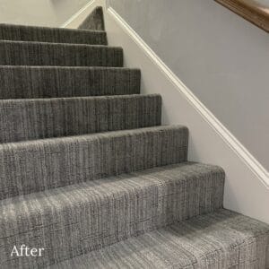 Remodeled stairs - in law apartment additions pelham nh