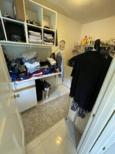 Closet and laundry pre-remodeling - general contractors windham nh