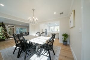 Remodeled dining area - general contractors salem nh