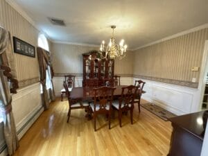 Dining area pre-remodeling - general contractors salem nh
