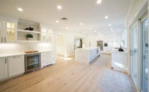 Remodeled white kitchen - general contractors salem nh