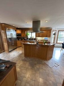 Kitchen before remodeling - in law apartment additions salem nh