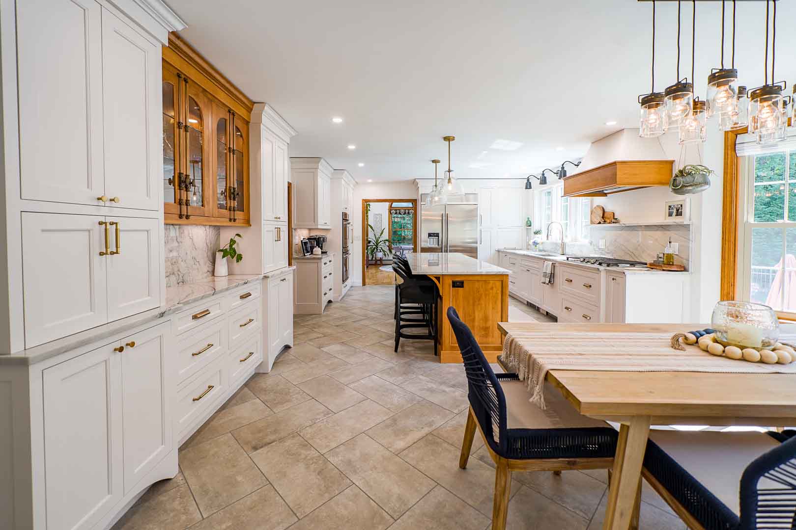 Remodeled kitchen and dining room - in law apartment additions auburn nh