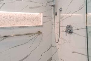 Remodeled shower - general contractors pelham nh