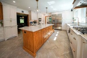 Remodeled kitchen with isle - kitchen renovations atkinson nh