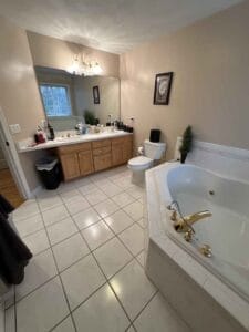 Bathroom entrance before remodeling - general contractors salem nh