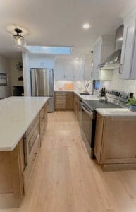 Remodeled kitchen - home additions auburn nh