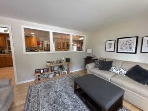 Living room before remodeling - home additions windham nh