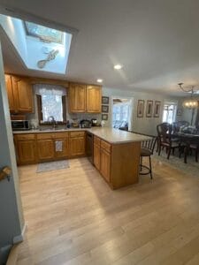 Kitchen before remodeling - home additions windham nh