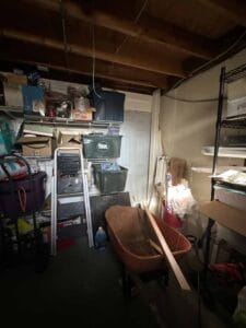 Laundry space before - home additions pelham nh