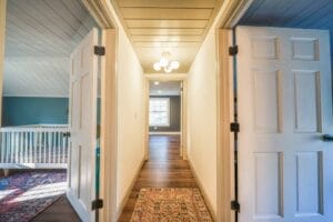 Remodeled bedroom hall entrance - home additions pelham nh