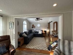 Living room before remodeling - in law apartment additions pelham nh